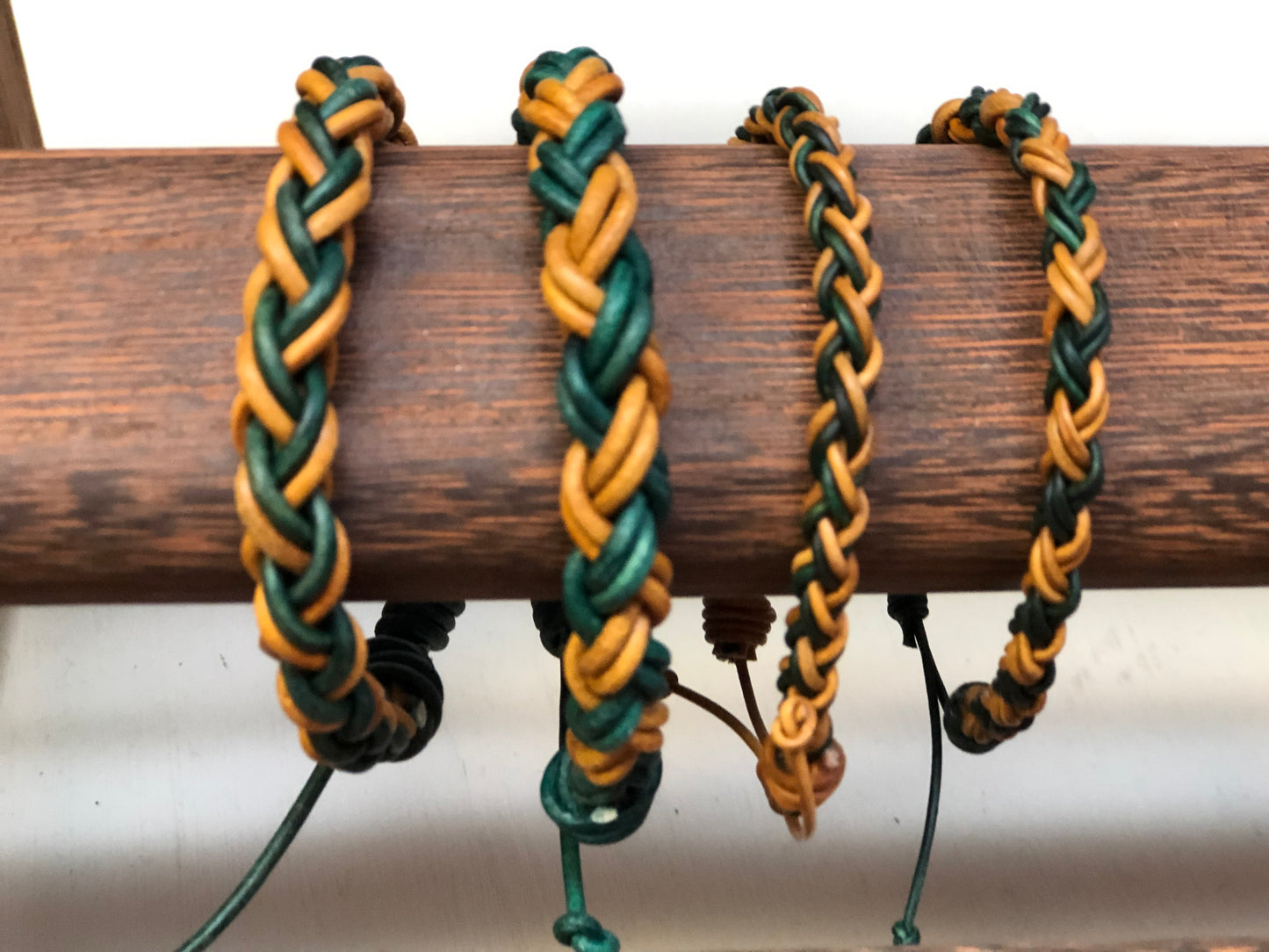 Round 4-Strand Braided Adjustable Bracelet