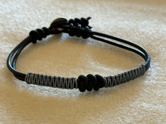 Men’s Snake Knot - Adjustable Bracelet