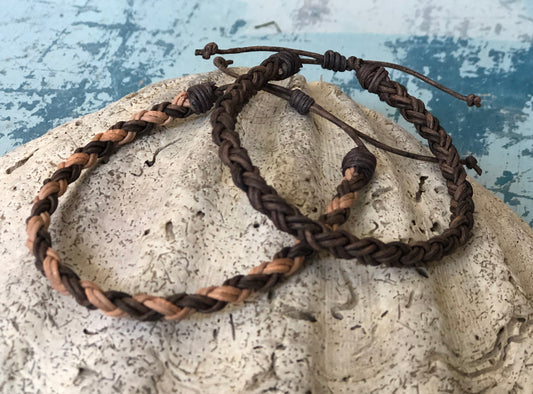 Round 4-Strand Braided Adjustable Bracelet